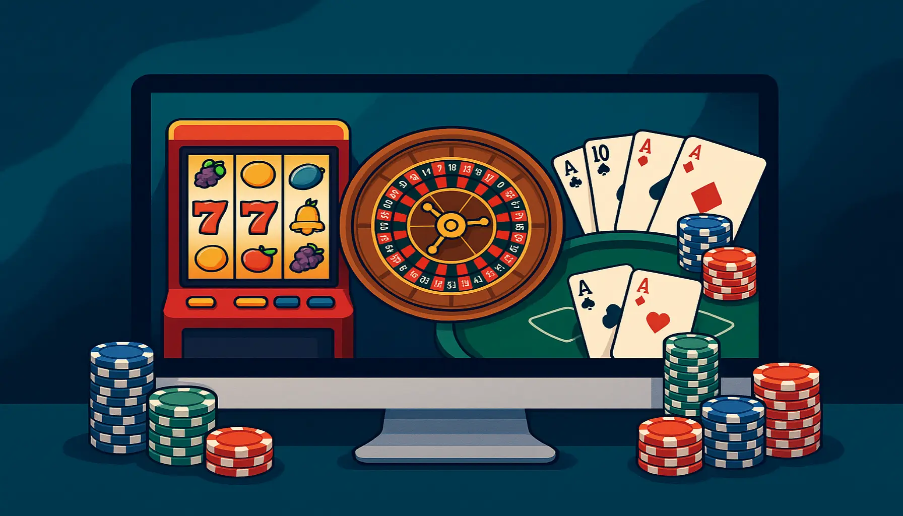 Jogos de cassino online 777DD